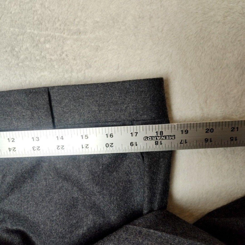Caruso Pants Mens 36x29 Gray Wool Flannel Flat Front Superfine 120s Italy Suit - Picture 13 of 15